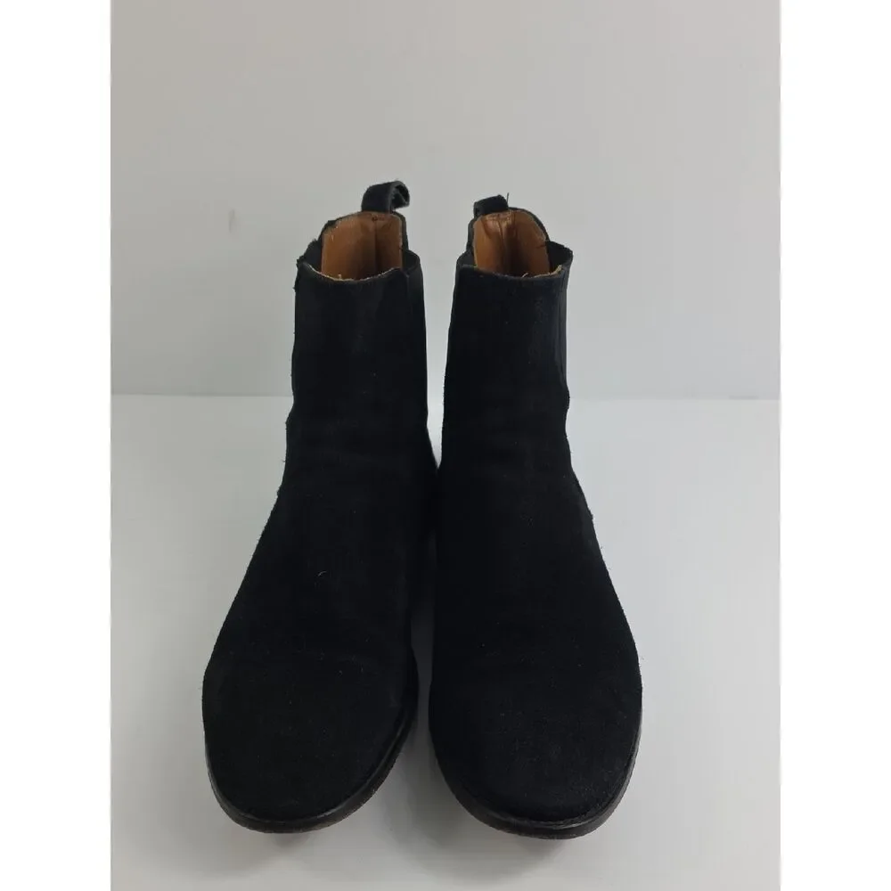 Oro The Classic Black Suede Chelsea Men's Boots Size 13.